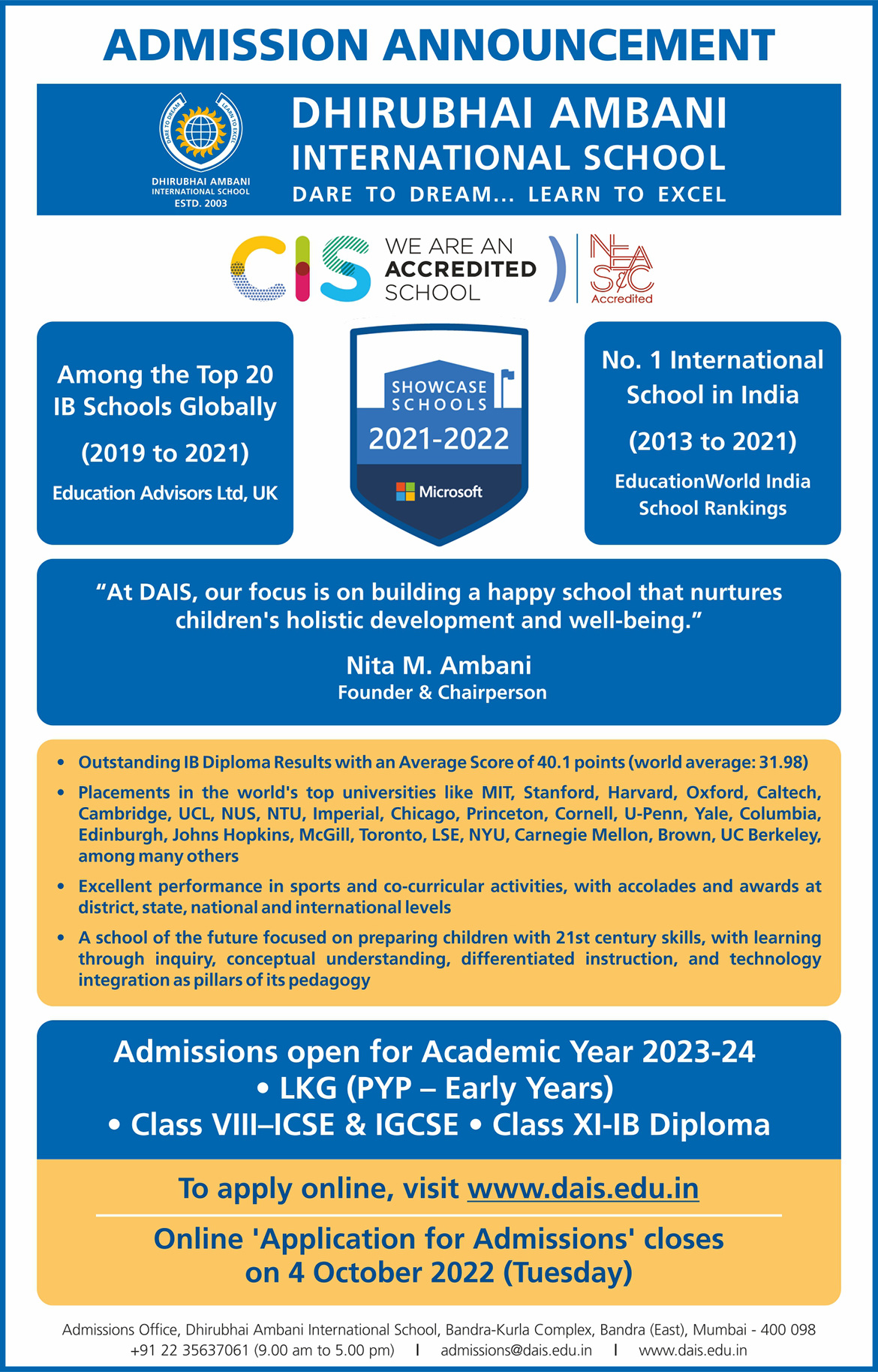 DAIS Admission Top ICSE IGCSE IBDP School In Mumbai dais-admission-top-icse-igcse-ibdp-school-in-mumbai