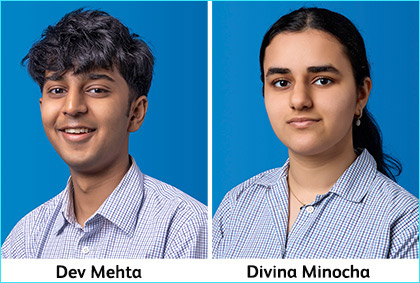 Dev Mehta and Divina Minocha in IEO 2026