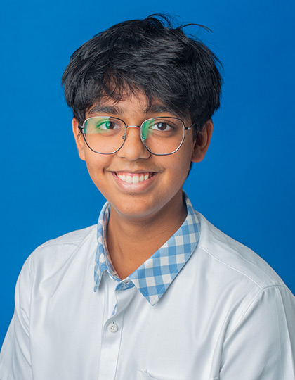 Ishaan Subramanian, IGCSE Class 9 B student