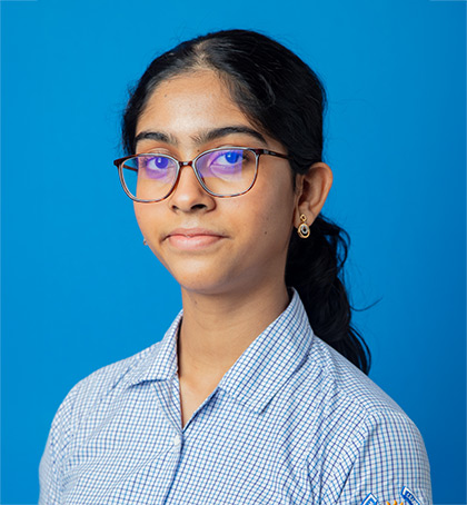 Kaavya Majumder with her Gold Medal at SASMO 2025