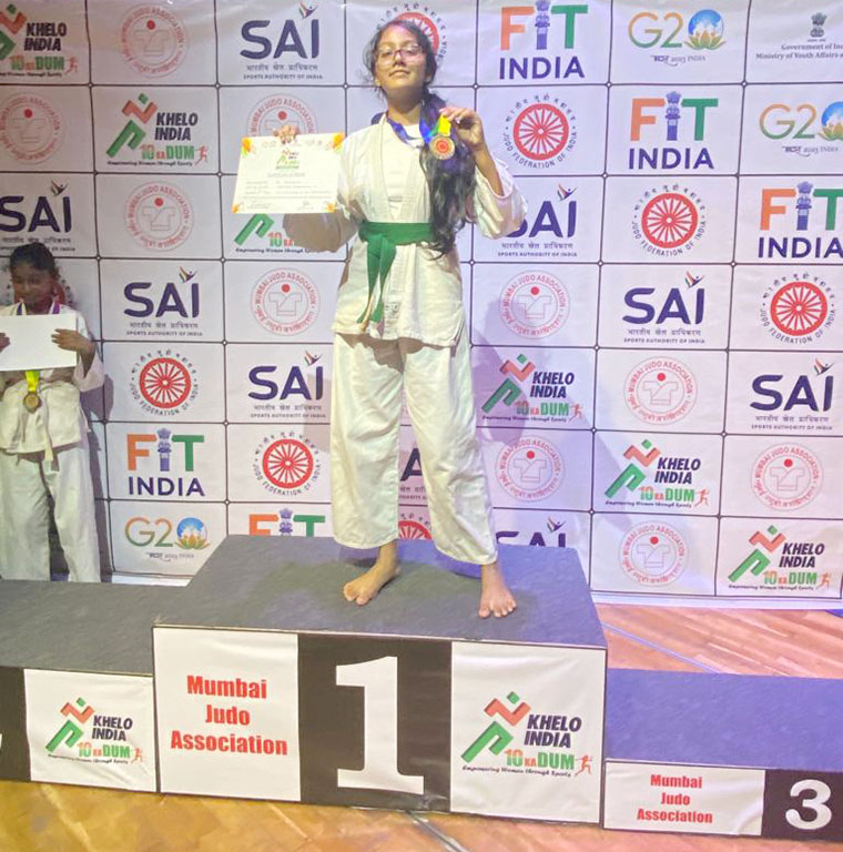 Ria in Khelo India Judo Championship