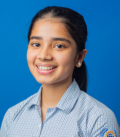 Sara Hulyalkar receiving the CREST Gold Award for her innovative soundscape project