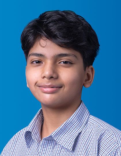 Siddhant Parikh of IGCSE Class 9C receiving Honourable Mention recognition in the CCRI 2026 Essay Competition