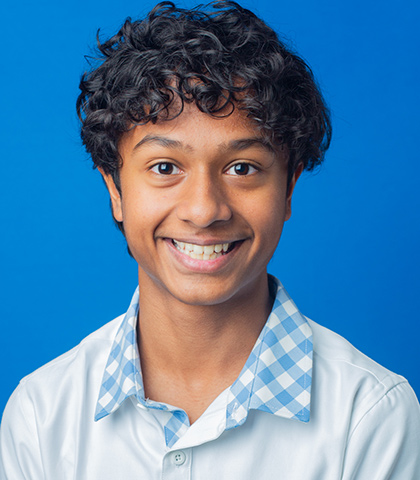 Class 9A student Vivaan Joshi