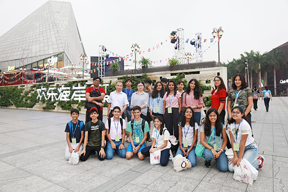 Exchange trip to the Concord College of Sino-Canada, Shenzhen CHINA